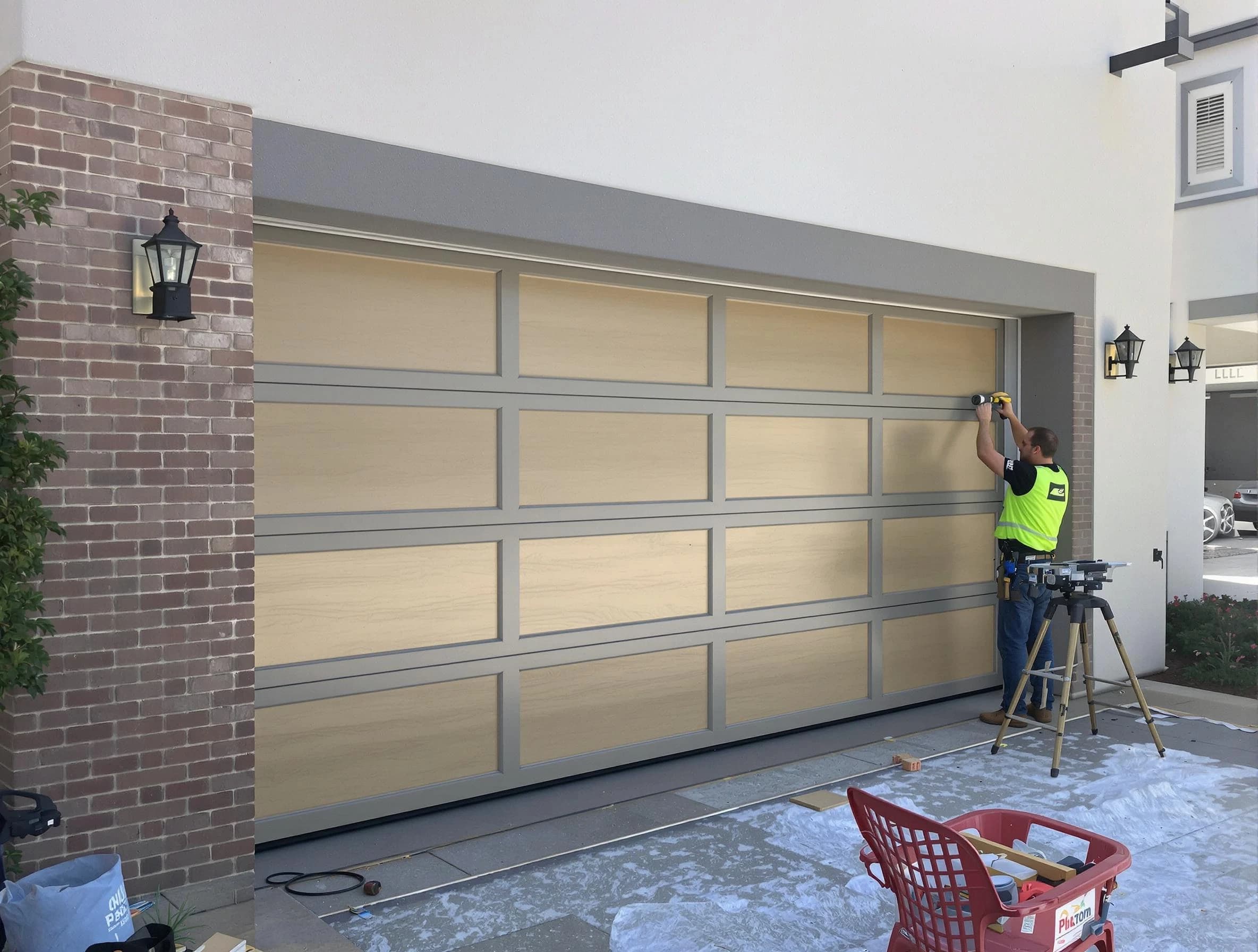 Garage door replacement service by Robinson Garage Door Repair in Robinson