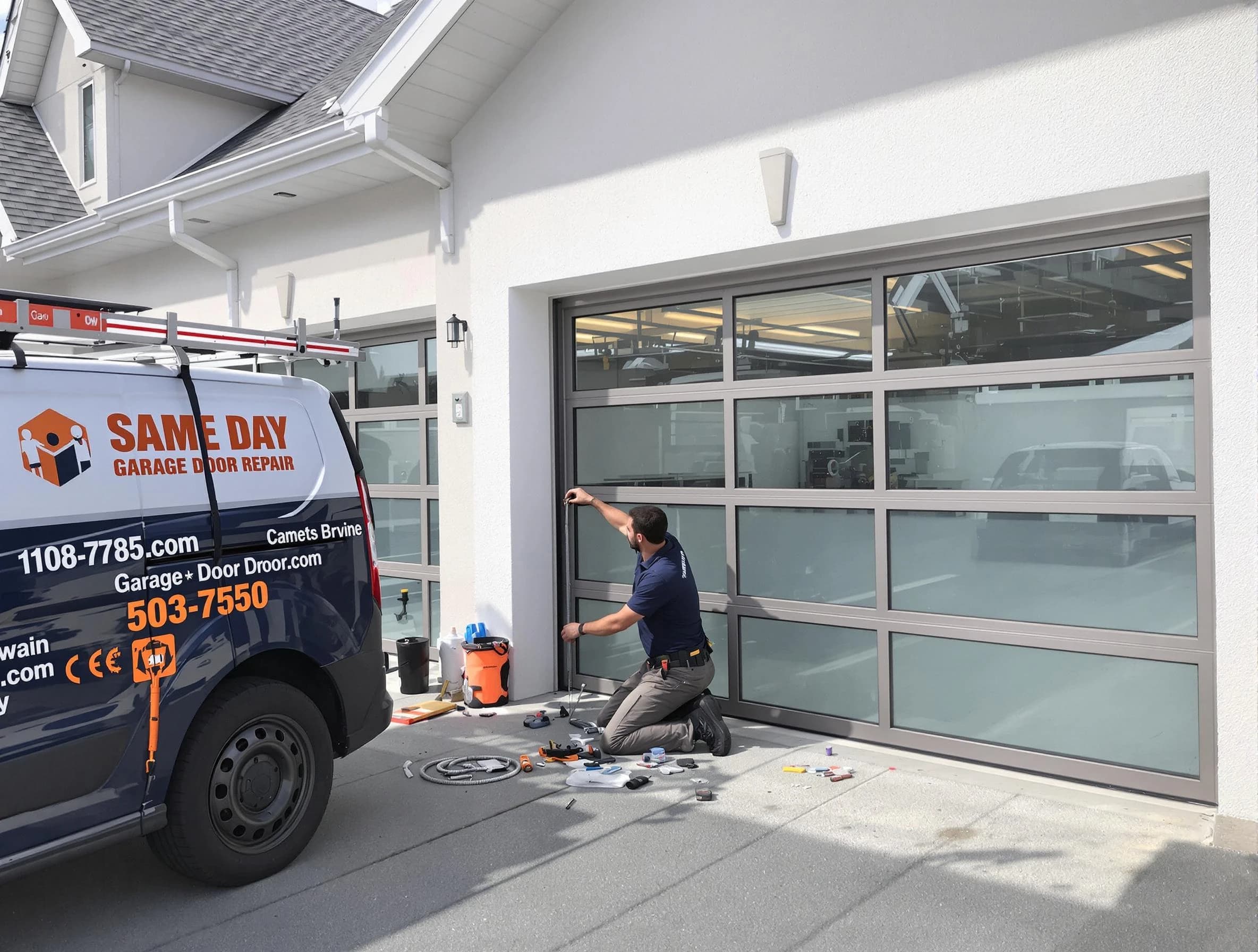 Same-day garage door repair service by Robinson Garage Door Repair in Robinson