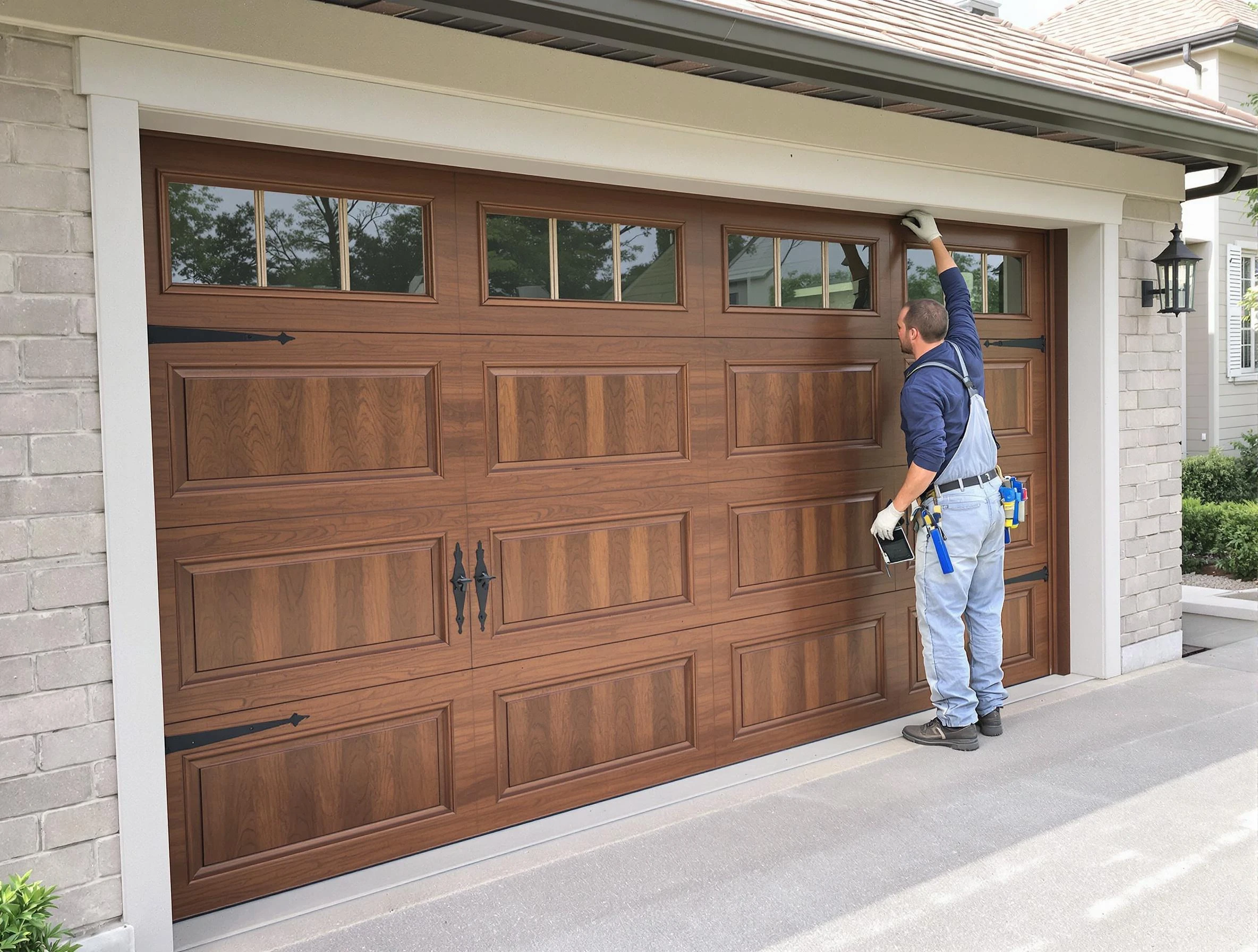 Custom garage door showcase by Robinson Garage Door Repair in Robinson
