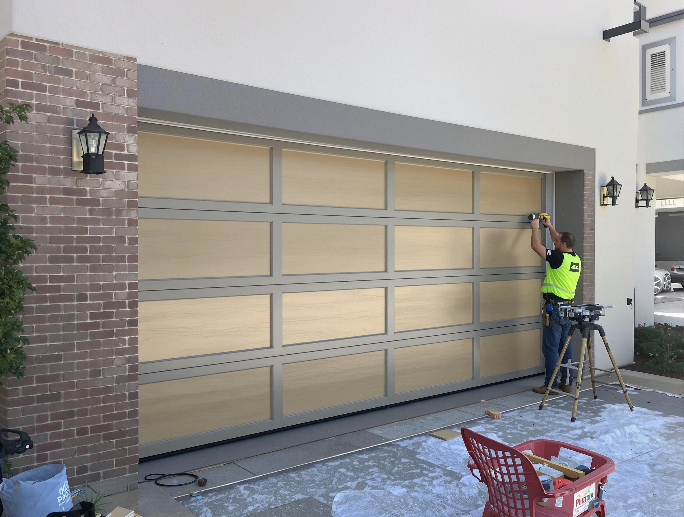 Garage door replacement service by Robinson Garage Door Repair in Robinson