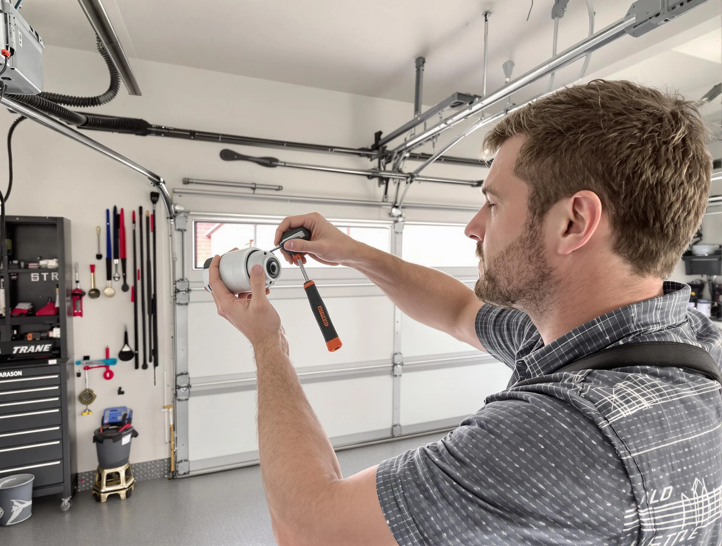 Garage door opener repair service by Robinson Garage Door Repair in Robinson